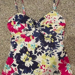 Floral Tankini Top, size 14